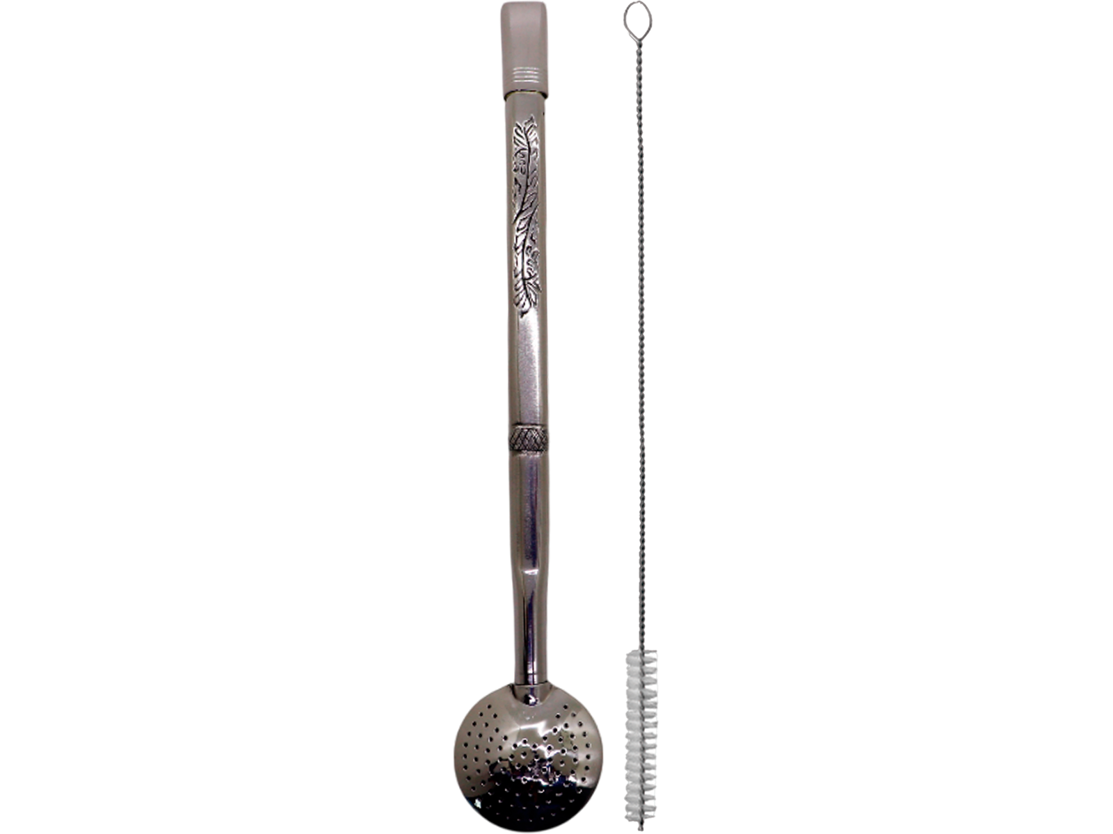 BOMBA INOX CHATA ESTAMPADA C/ ROSCA E BOCAL