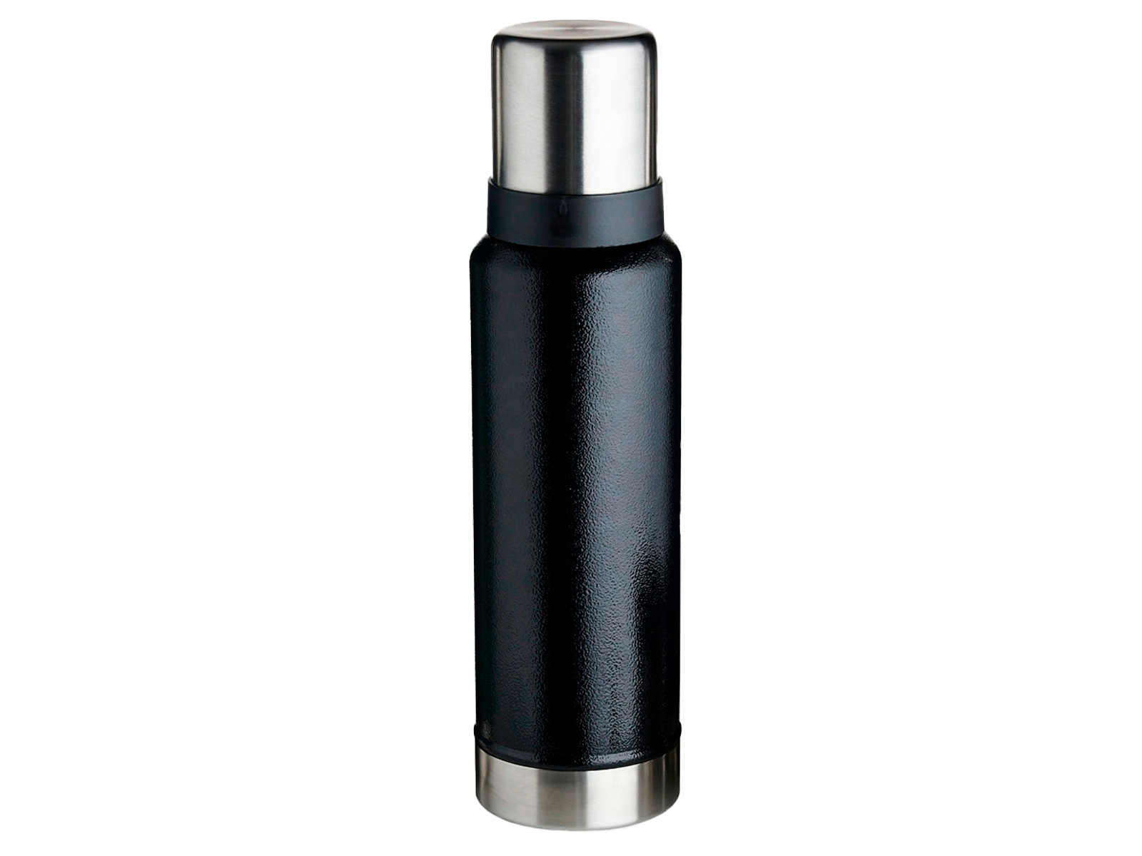 GARRAFA INOX TAURA 1,4 LT C/ ALÇA PRETA