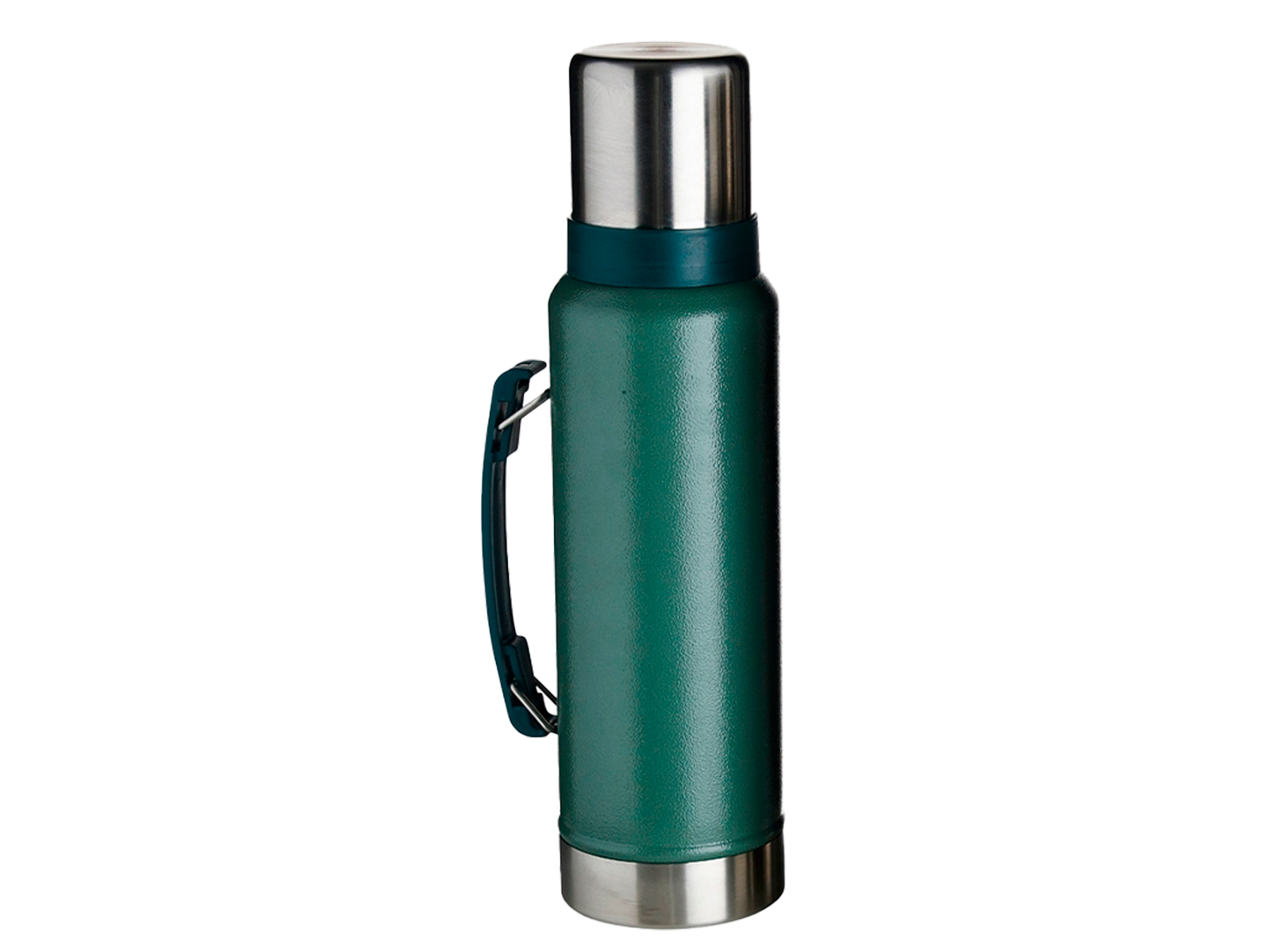 GARRAFA INOX TAURA 1,4 LT C/ ALÇA VERDE